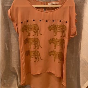 Boutique Cheetah Blouse